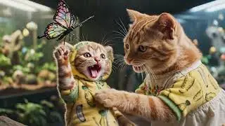 Mama Cat & Ginger Cat Visit the Zoo for the First Time #MamaCat #GingerCat #CuteCats #FunnyCat