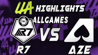 Rainbow7 vs Team Aze ALLGAMES highlights - LEAGUE OF LEGENDS - LLA 2022 PLAYOFFS