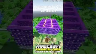 SMP Mob Switch using Shulkers (Build Timelapse)