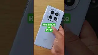 Este es el Xiaomi Redmi Note 15 4G/5G