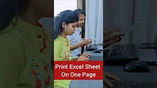 Print Excel Sheet on one page 📋💥📋#excelvali #anjnicomputereducation #ExcelForBeginners #excel365tips