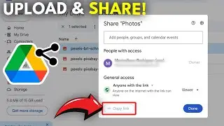 How to Upload Photos on Google Drive and Share The Link (2025)