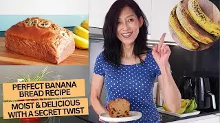 PERFECT BANANA BREAD RECIPE | MOIST & DELICIOUS WITH A SECRET TWIST  #bananabread  #delicious