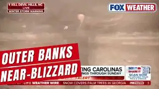 Major Winter Storm Causes Near-Blizzard Conditions In The Outer Banks
