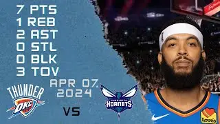 Kenrich Williams player Full Highlights vs HORNETS NBA Regular season game 07-04-2024