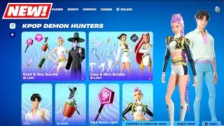 NEW Kpop Demon Hunters ITEM SHOP Bundle, FREE Rewards & GAMEPLAY (Jinu, Golden Rumi, Mira and Zoey)