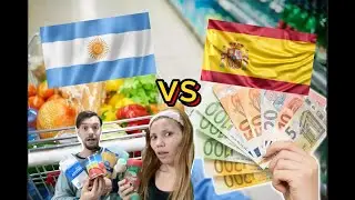 COMPRANDO COMIDA EN ESPAÑA vs ARGENTINA! ¿Dónde es mas barato? precios actualizados.
