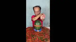 I Wrapped 999 Rubber Bands Around a Watermelon