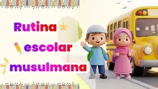 Rutina Escolar Musulmana para Niños _ Un Día con Omar y Laila #IslamParaNiños
