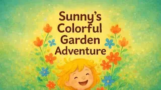 Sunny's Colorful Garden Adventure | Bedtime Stories | Kids Audiobooks | Kazkify