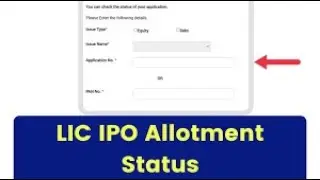 LIC IPO Share allotment today. Here is how to check status online