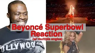 Beyonc&eacute; Superbowl REACTION (w/ Multiple ANGLES)
