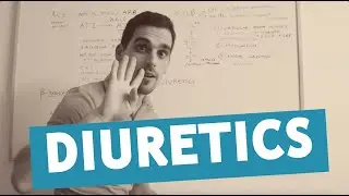Diuretics in 4 Minutes: Thiazides, Loop, Potassium Sparing, Aldosterone Antagonist | Pharmacology