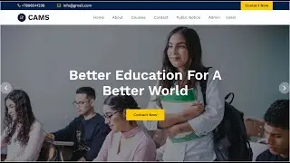 College Admission Management Website