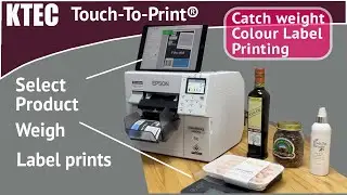 Epson C4000e Touch-to-Label&reg; с функцией захвата груза с телефона или планшета, Labels-U-Print &reg; KTEC GROUP UK