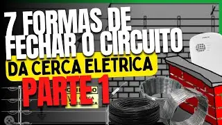 COMO FECHAR O CIRCUITO DE UMA CERCA ELÉTRICA PARTE 1. Detalhes de fechamento de circuito de cerca