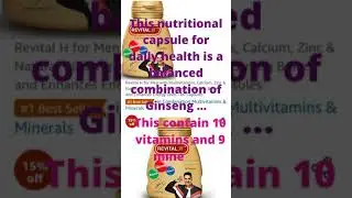 Revital H for Men with Multivitamins For Daily Immunity #shorts