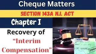 Section 143A NI Act Explained | Interim Compensation in Cheque Bounce Cases I Dr. Jinesh Soni