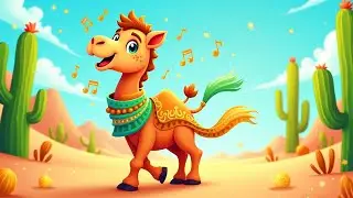 Trot Trot Camel Song 🐪 | Fun Camel Ride Nursery Rhyme for Kids | Kids Nursery TV