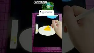 Drawing a lovely bit of cheese in infinity zoom art gallery on iPad  #Zoom #Art #shortsfeed #cheese