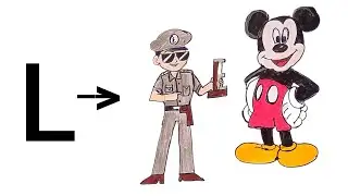 Easy Little singham, mickey mouse drawing for kids #mikeymouse  #littlesingham #cartoondrawing 