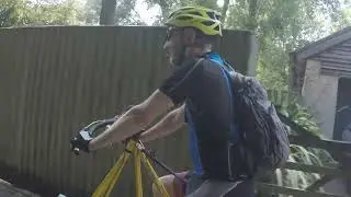 Pedersen on the old railway track to Nailsworth