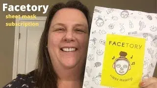 Facetory - Sheet Mask Subscription - November 2019