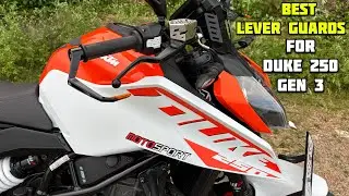 Duke 250 & 390 Gen 3 Best Lever Guards || Fauvism Lever Protectors Universal