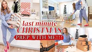 🚨 EMERGENCY CHRISTMAS MOTIVATION! 🎄 HOMEMAKING WITH ME | Cleaning, Wrapping, and More!