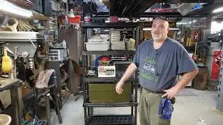 Harbor Freight 5 tier shelf assembly and review
