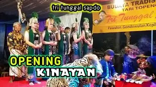 OPENING   terbaru  josss  ( TRI TUNGGAL SAPDO) Live Pawulon Gondowulan kepil