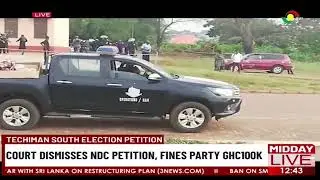 Aftermath of Techiman South election petition.