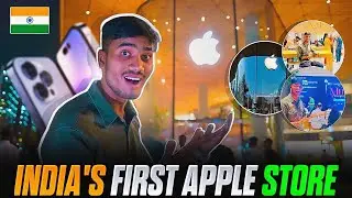 I Visited India&rsquo;s 🇮🇳 First Apple Store | Vlog of Apple Store In Mumbai | BKC Mumbai #applestore
