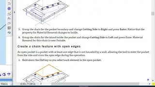 Esprit CAM : Working with Features 1 : 06