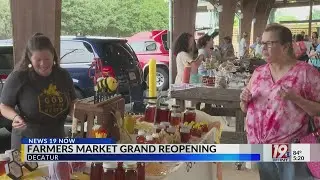 Decatur Farmers Market Holds Grand Reopening | May 16, 2025 | News 19 at 5 p.m.