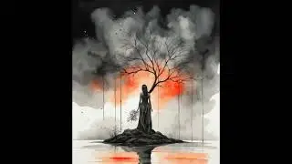 Fantasy Art DRYAD Tree Spirit Mythology Dark Painting PRINTABLE Art | StudioBlack77