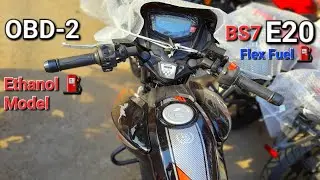 2023 BS6 Phase2 E20 Ethanol Flex Fuel Tvs Apache RTR 160 2V RM  OBD-2 Model Full Walkaround Review