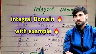 Ring theory | Integral Domain |Integral Domain examples | integral Domain in hindi & pashto,