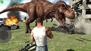 Fighting with T-Rex 🤯and protect the city #shorts #livestream