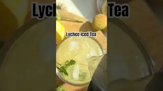The lychee drink of the summer 😌 #lychee #mocktail #shortsfeed #shorts