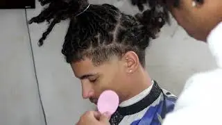 Haircut Tutorial Burst Taper W Crispy Edge Up ALL NATURAL