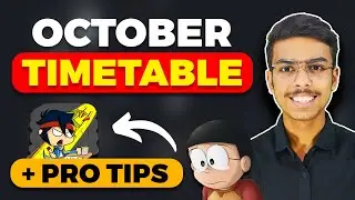 October Month Timetable for Board Exams | How to Complete Syllabus in 30 Days CBSE