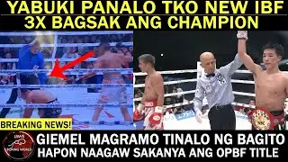 BREAKING NEWS: Masamichi Yabuki PANALO Via TKO Kay Angel Ayala 3x BAGSAK | Giemel Magramo Talo