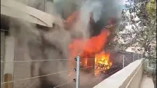 Hyderabad Nampally Fire Accident | Furniture Shop Massive Fire | #hyderabad  #nampally #viralvideo