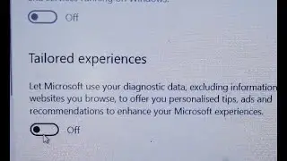 laptop me tailored experiences kaise band kare !! how to turn off tailored experiences in windows 10