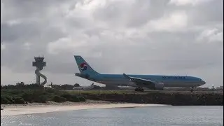 Korean Air (KE122) Takeoff | Airbus A330-300 | Sydney Airport (SYD)
