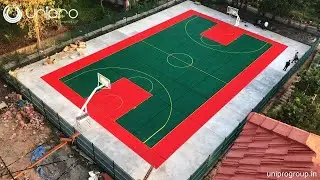 PP Tiles Basketball Court Installation | UniPro&reg; Sports