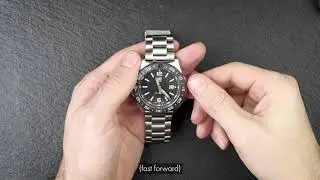 How to set the time on your Luminox timepiece