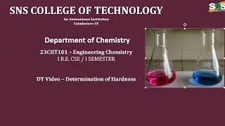 DT video | Engineering Chemistry | SNS Institutions 