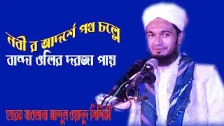 দয়াল নবীর আদর্শে পথ চল্লে বান্দা ওলি হতে পারে /হযরত মাওলানা মোহাম্মদ আব্দুল ওয়াদুদ সিদ্দিকী